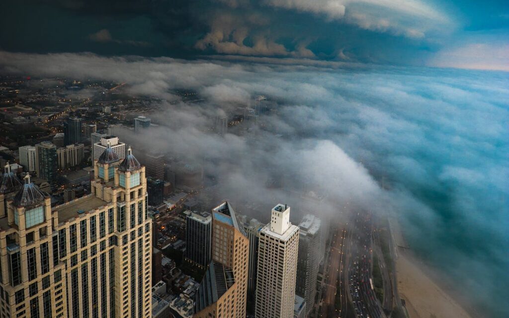 大阪の都市・マンション風景