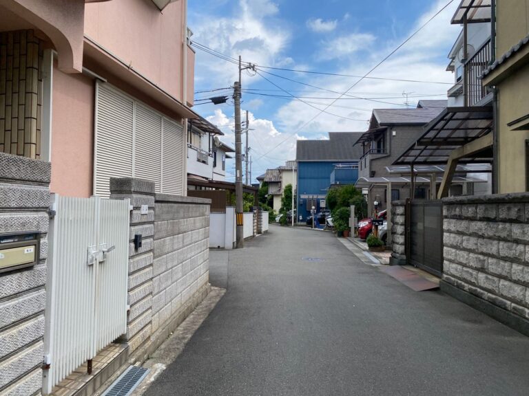 日本の中古戸建て住宅の外観